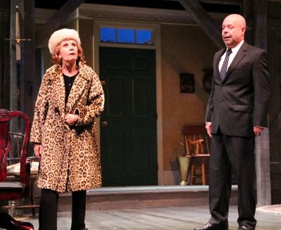 Colleen Smith-Wallnau (Hoboken) as Helga and Paul Whelihan (Bloomfield) as Porter Photo