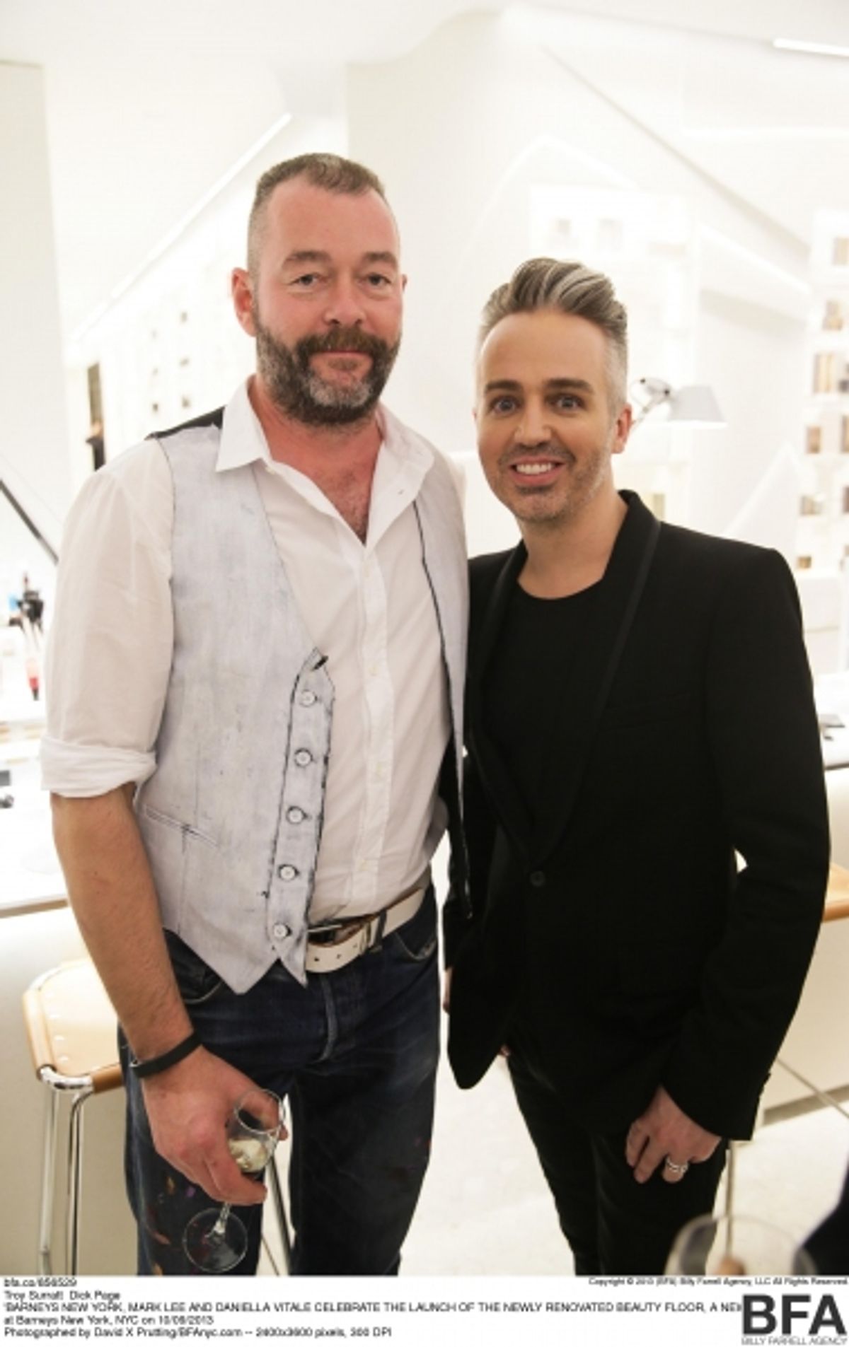 Troy Surratt, Dick Page at Barneys Celebrates Beauty Floor Relaunch