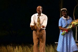 Leon Addison Brown and Adepero Oduye  Photo