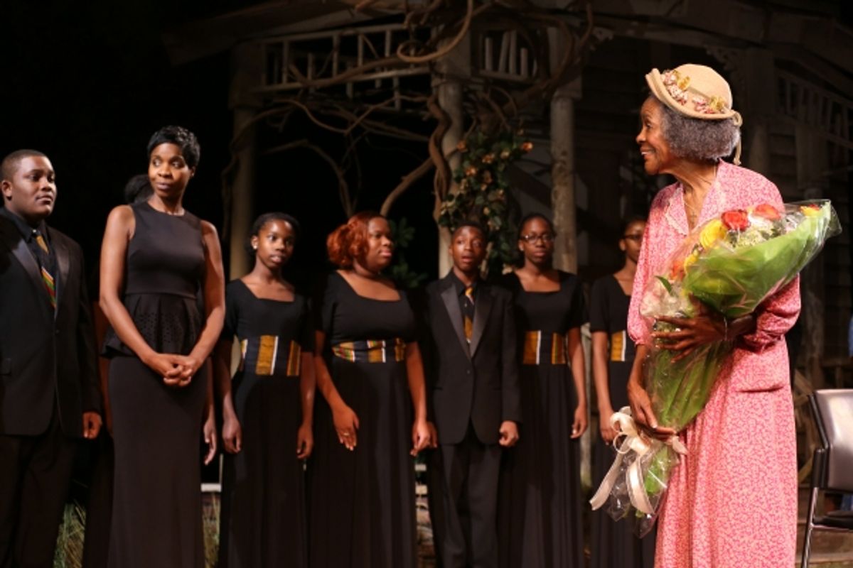 Cicely Tyson serenaded by her students at 