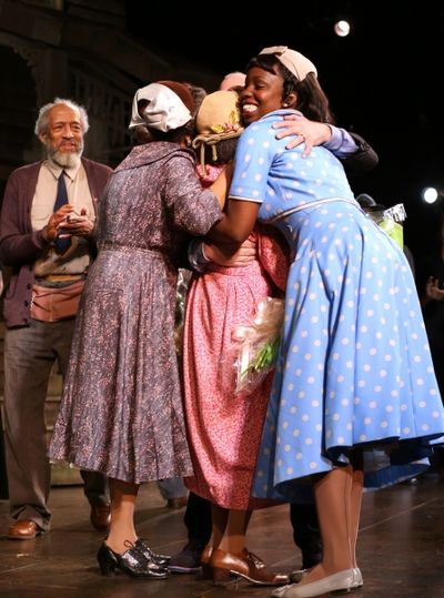 Cicely Tyson with Arthur French, Adepero Odute and the cast  Photo