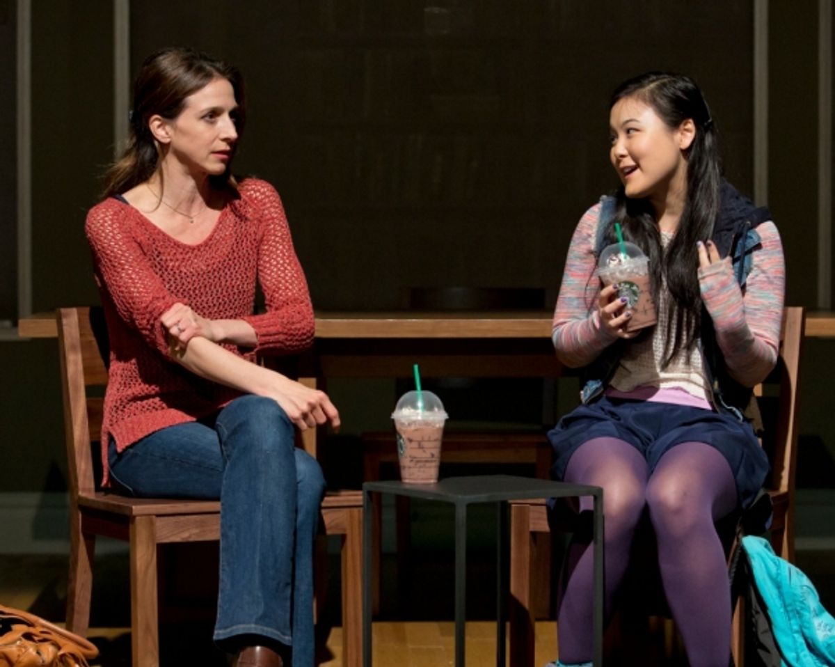 Marin Hinkle, Olivia Oguma at 