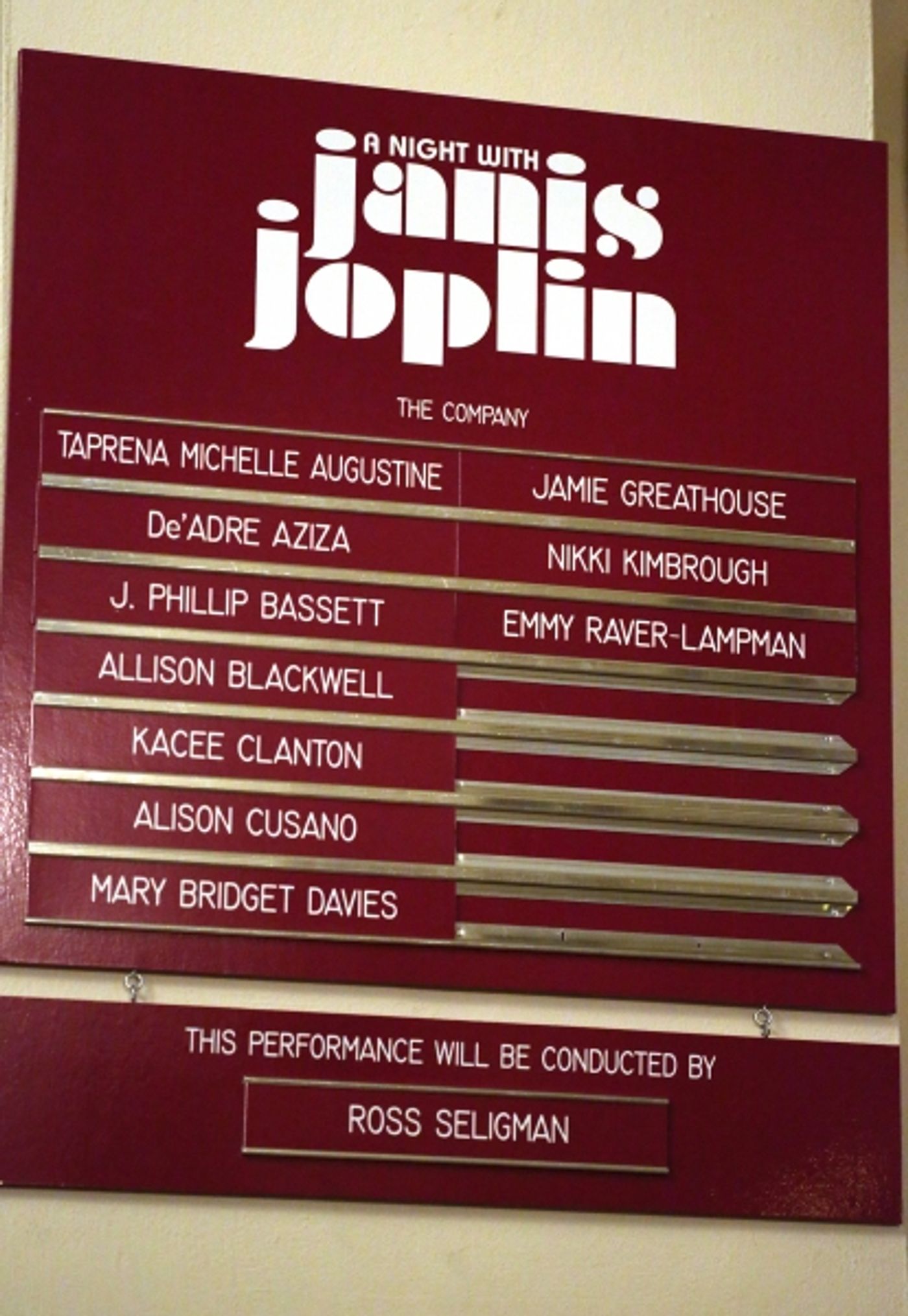 Photo Coverage: Mary Bridget Davies & A NIGHT WITH JANIS JOPLIN Cast Take First Broadway Bow! Image