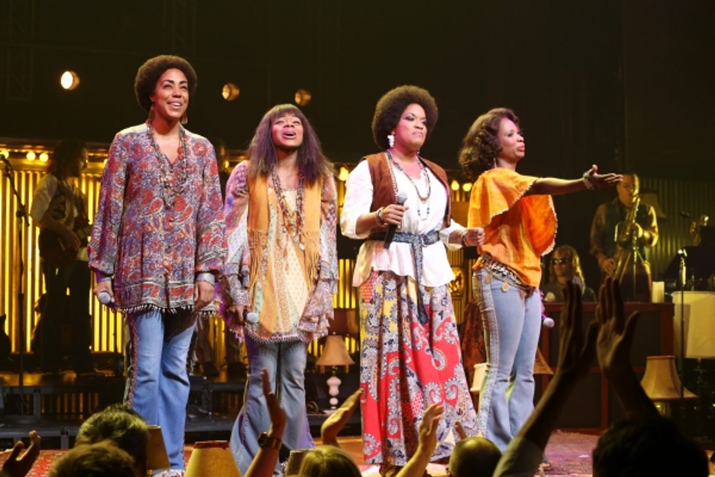 Photo Coverage: Mary Bridget Davies & A NIGHT WITH JANIS JOPLIN Cast Take First Broadway Bow! Image
