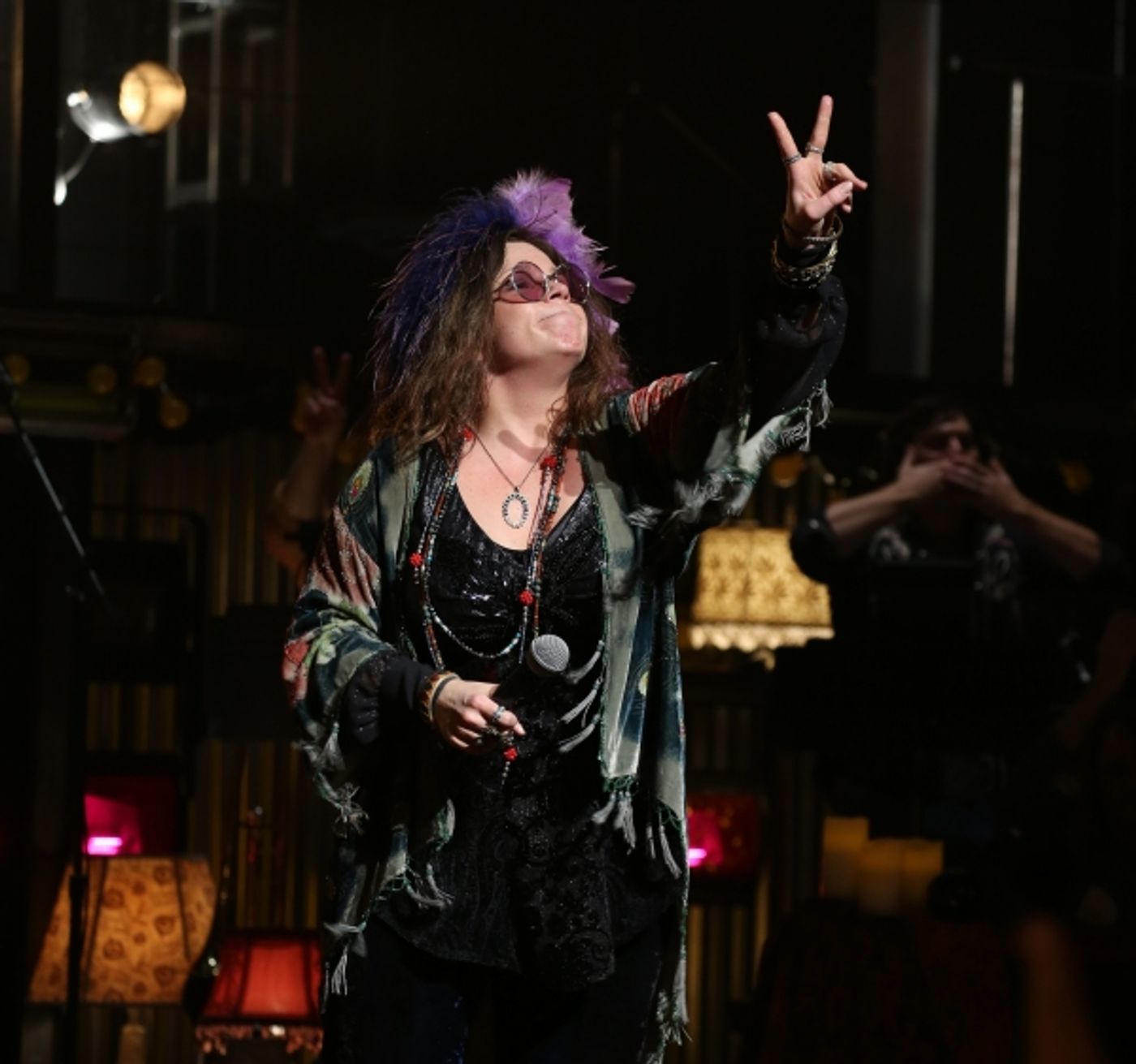 Photo Coverage: Mary Bridget Davies & A NIGHT WITH JANIS JOPLIN Cast Take First Broadway Bow!  Image