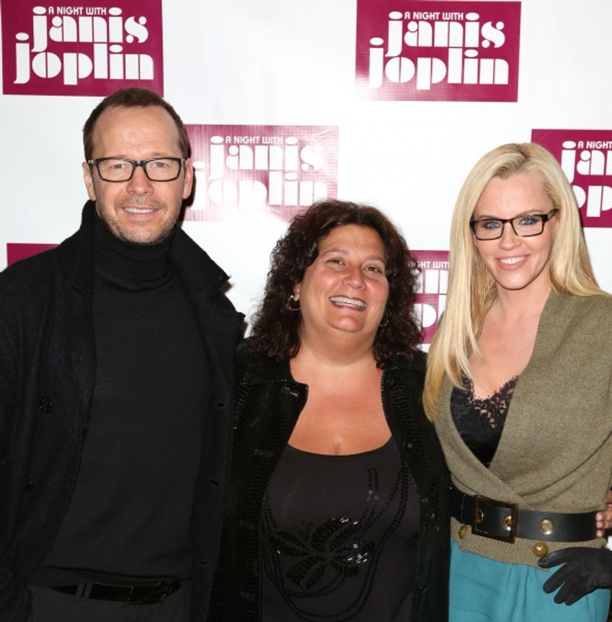 Donnie Wahlberg, Susan DuBow and Jenny McCarthy  at 