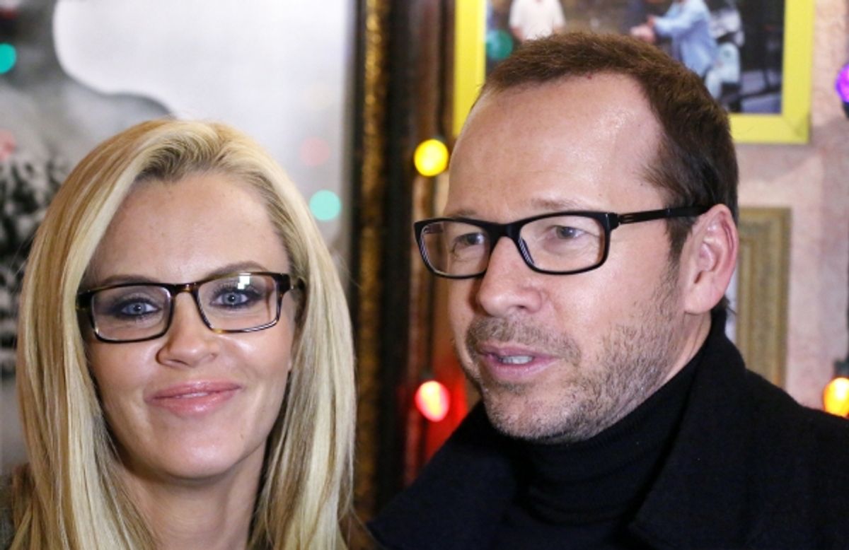 Jenny McCarthy and Donnie Wahlberg  at 