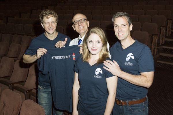 Exclusive Photo Coverage: THE PHANTOM OF THE OPERA Supports BC/EFA with #Thinkofme Shirts — photo 1 of 10