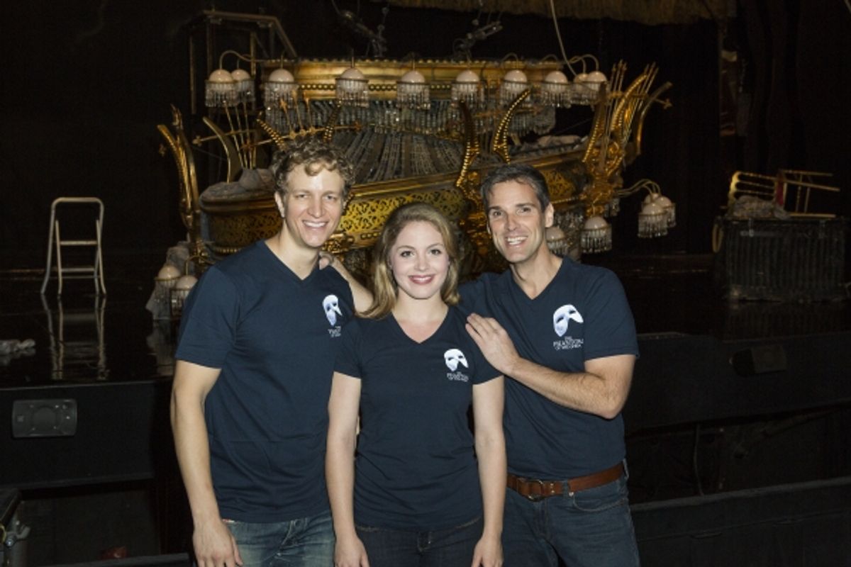 Jeremy Hays, Mary Michael Patterson and Hugh Panaro at 