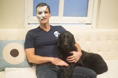 Hugh Panaro and Soot Photo