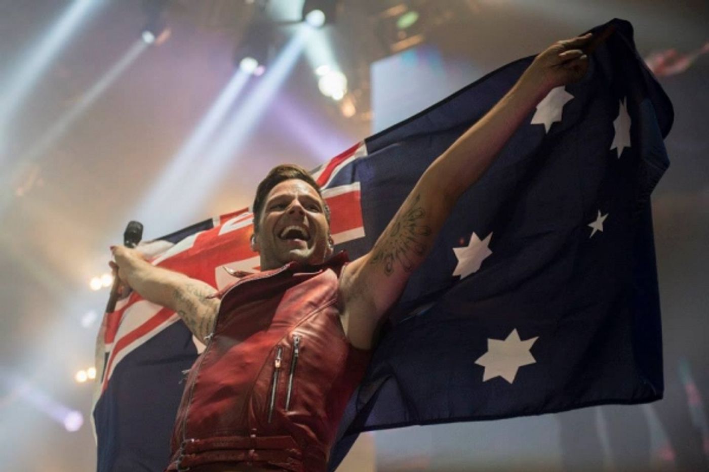 Photo Flash: Ricky Martin Rocks Adelaide; Performance Shots!  Image