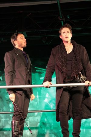 Graham Hamilton as Dorante, Joe Delafield as Alcippe @ BroadwayWorld Graham Hamilton as Dorante, Joe Delafield as Alcippe Photo