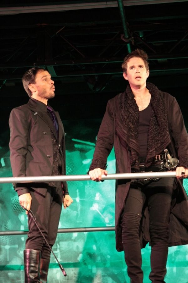Graham Hamilton as Dorante, Joe Delafield as Alcippe Photo
