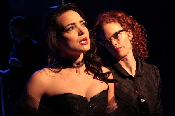 Jules Willcox as Clarice, Ann Noble as Lucrece Photo