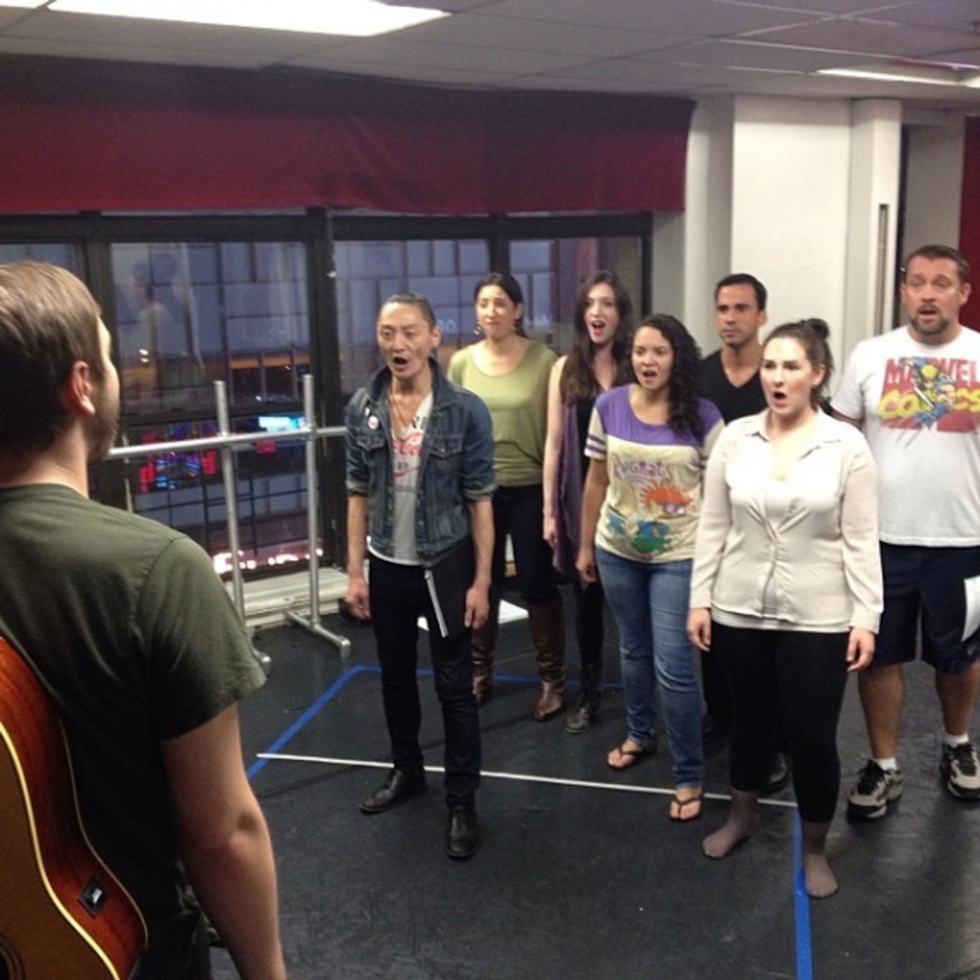 Photo Flash: Sneak Peek at Cast of Beautiful Soup's LIFT in Rehearsal  Image