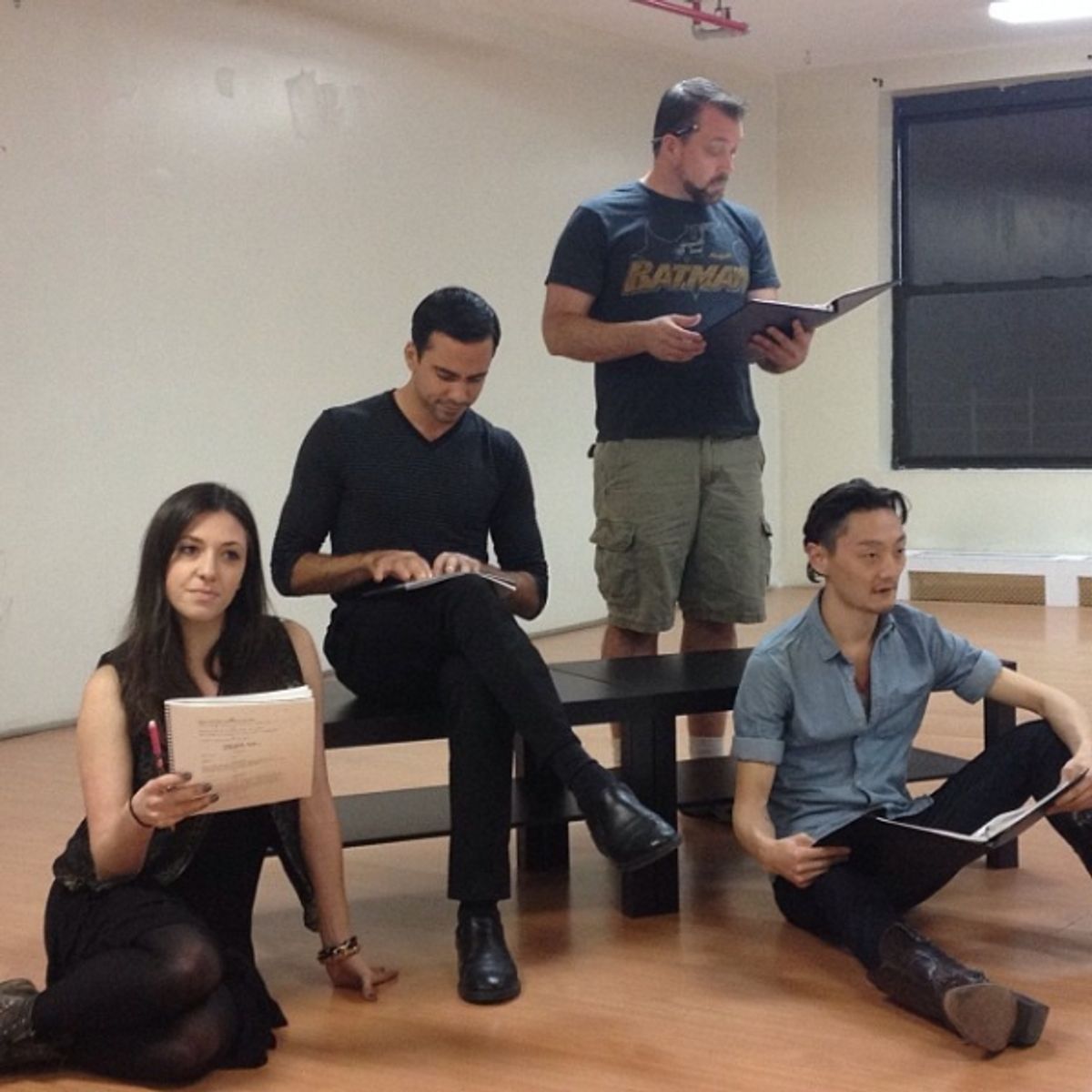 Morgan DeTogne, Netanel Bellaishe, Randall Glen Taylor and Jeff Van Damme at 