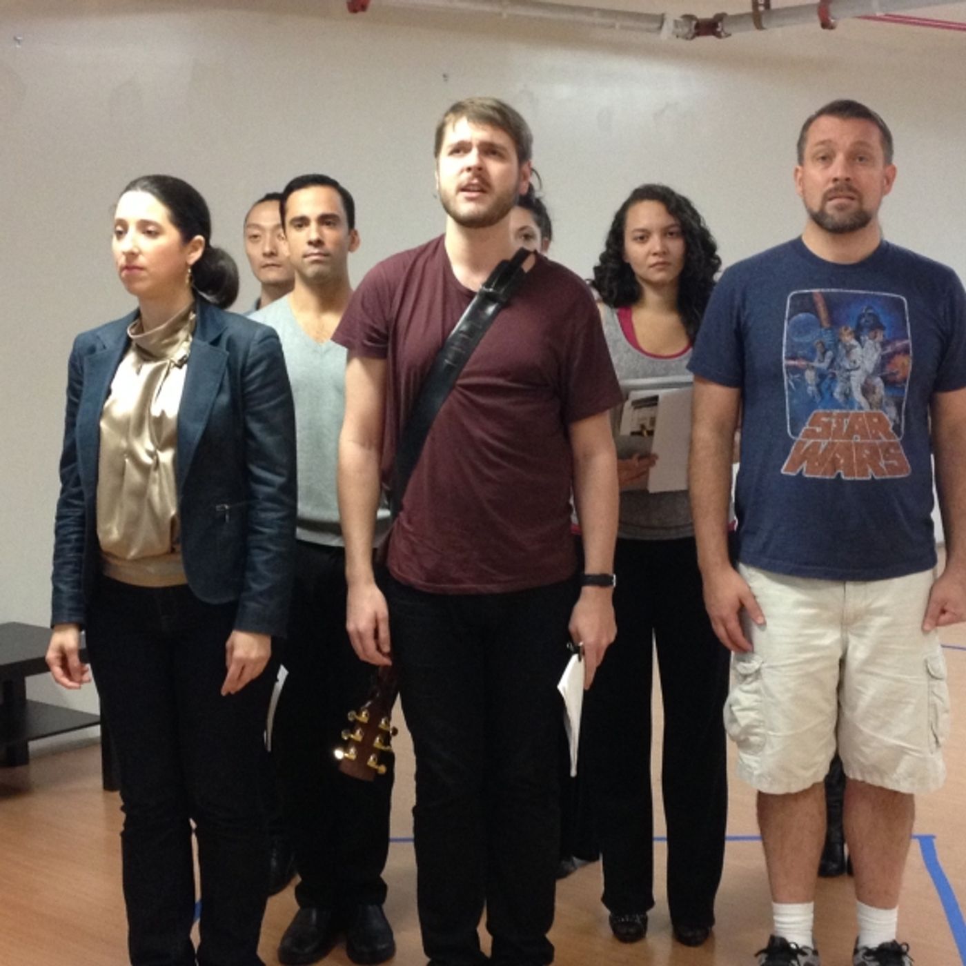 Photo Flash: Sneak Peek at Cast of Beautiful Soup's LIFT in Rehearsal  Image