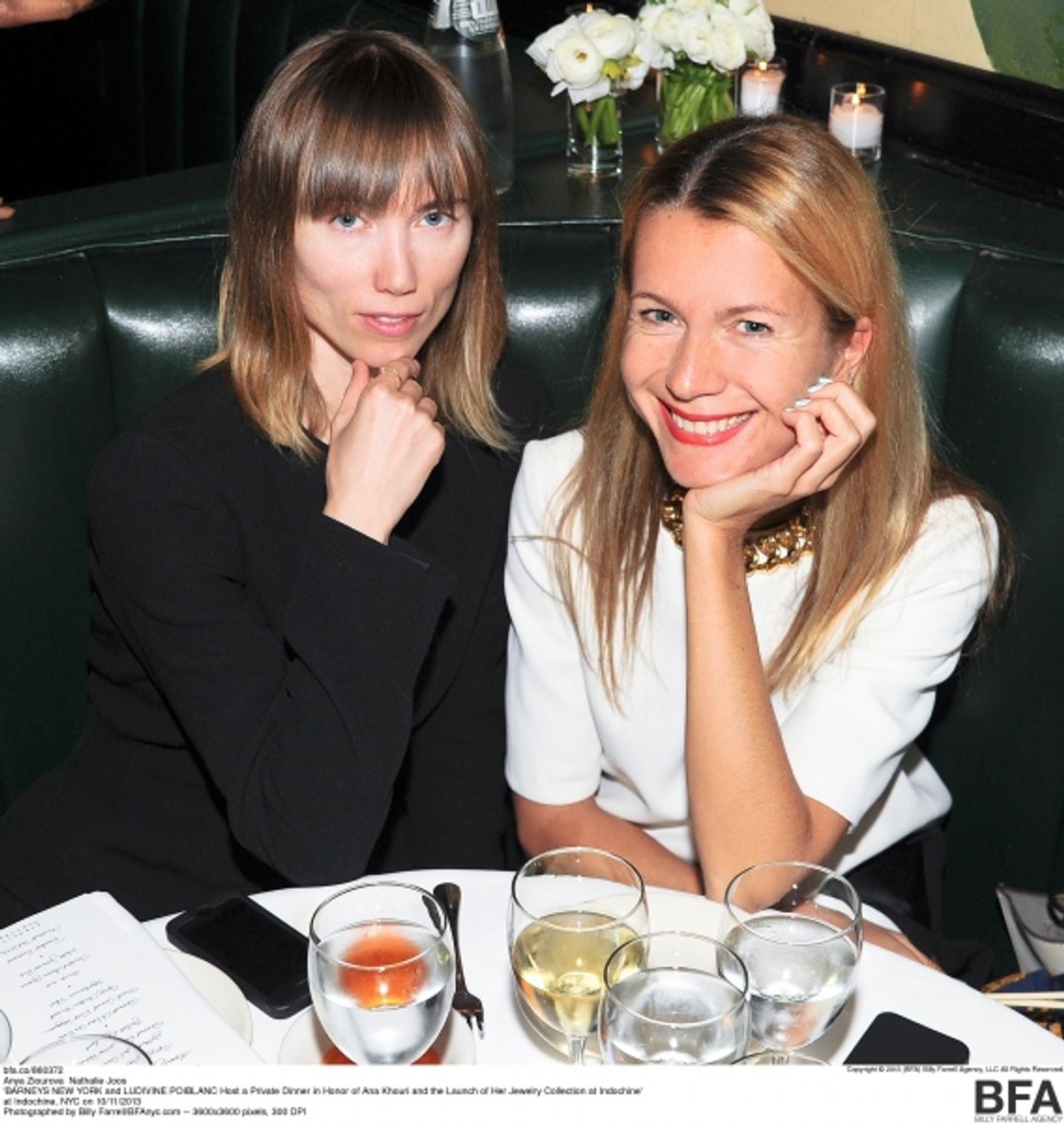 Anya Ziourova, Nathalie Joos at Ana Khouri Celebrates Launch of Jewelry Collection