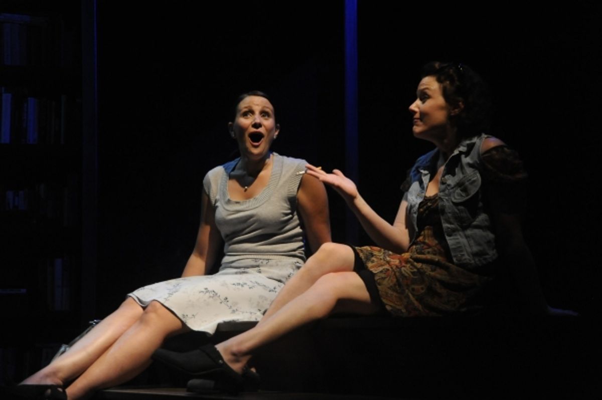 Lauren Bahlman as Emma and Jessica Robblee as Jess at 