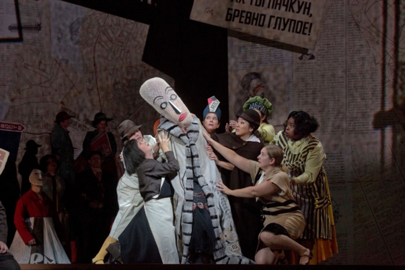 Photo Flash: William Kentridge's Production Of Shostakovich's THE NOSE with Tony Winner Paulo Szot Hits Theatres 10/26 Image