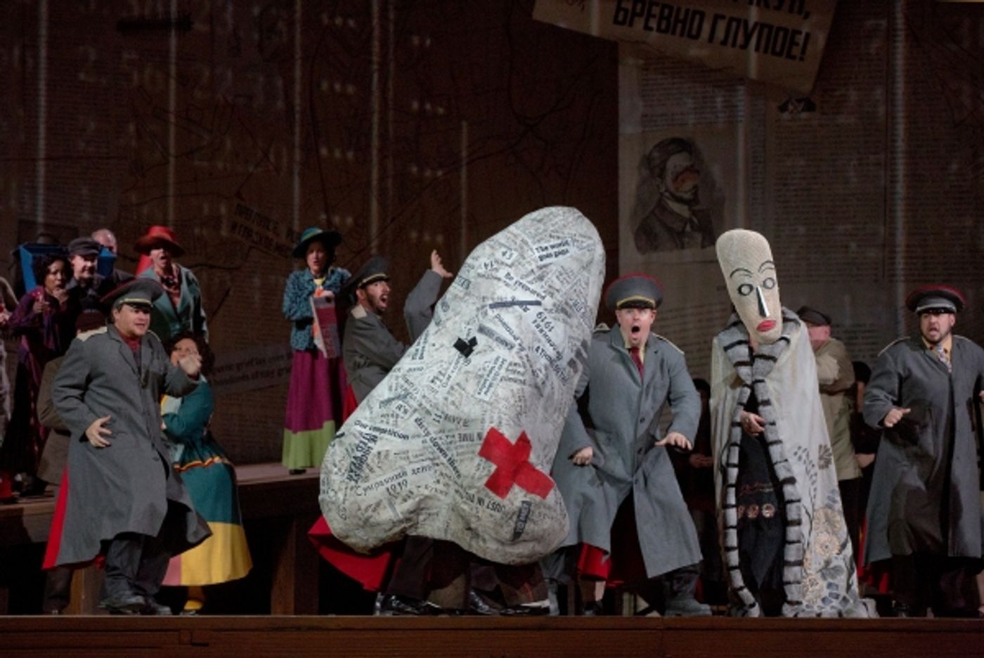 Photo Flash: William Kentridge's Production Of Shostakovich's THE NOSE with Tony Winner Paulo Szot Hits Theatres 10/26 Image