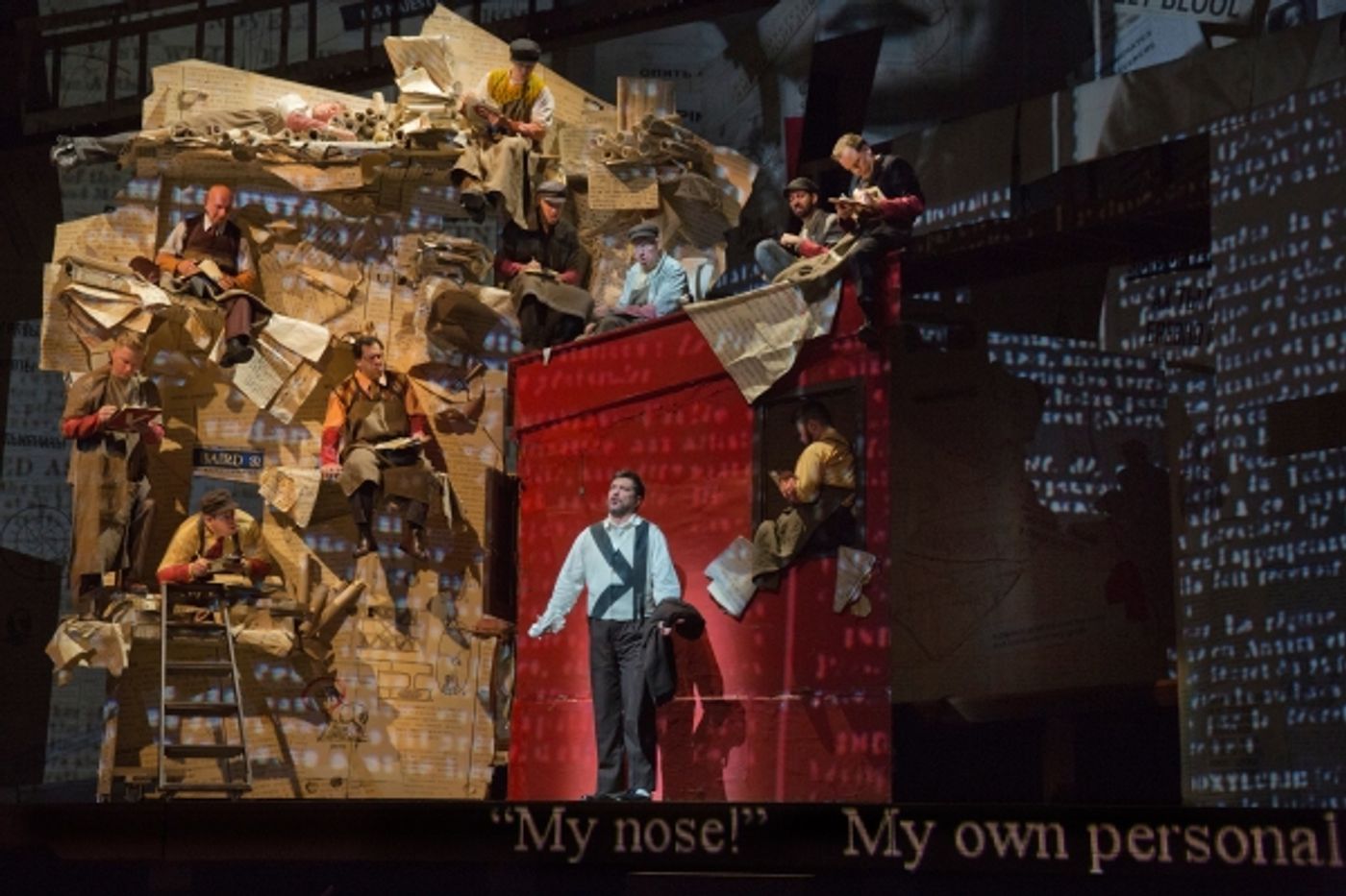 Photo Flash: William Kentridge's Production Of Shostakovich's THE NOSE with Tony Winner Paulo Szot Hits Theatres 10/26 Image