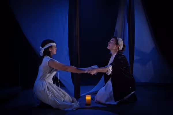 Lydie Hickman (Laura Jewell) and Beaty (Julia Stemper) Photo