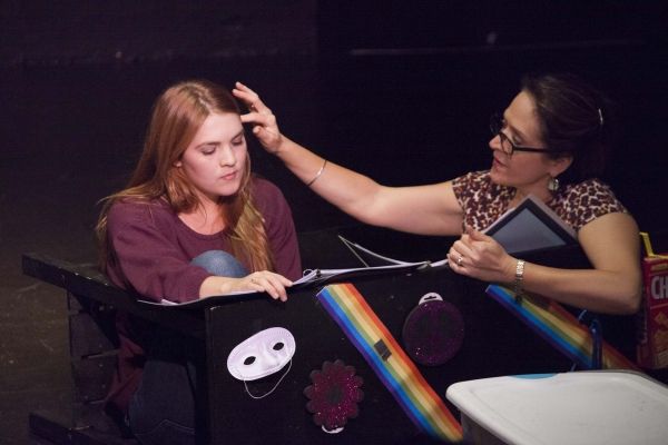 Katharine Kimball (Windy) and Elena Campbell-Martinez (Delores)
 Photo