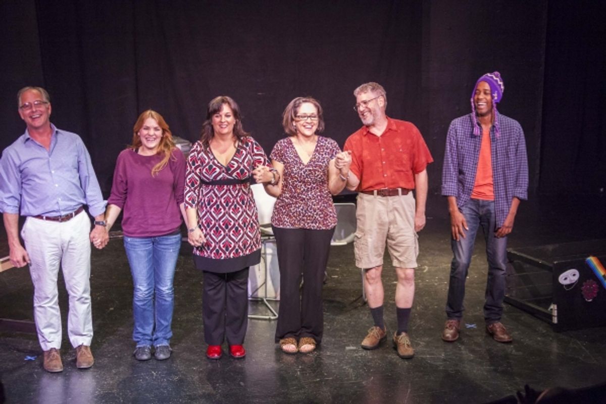 Cast - Michael Halpin, Katharine Kimball, April Audia, Elena Campbell-Martinez, David Fields and Wayne Wilderson at 