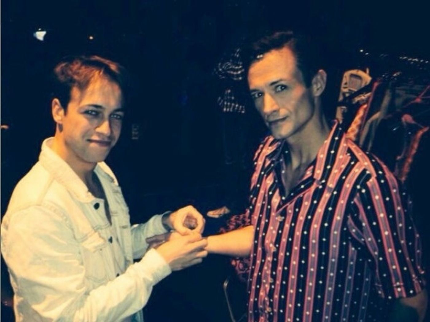 Photo Flash: Saturday Intermission Pics - Oct 12 - KINKY BOOTS Honors SOUL DOCTOR's Last Weekend on Broadway and More! Image