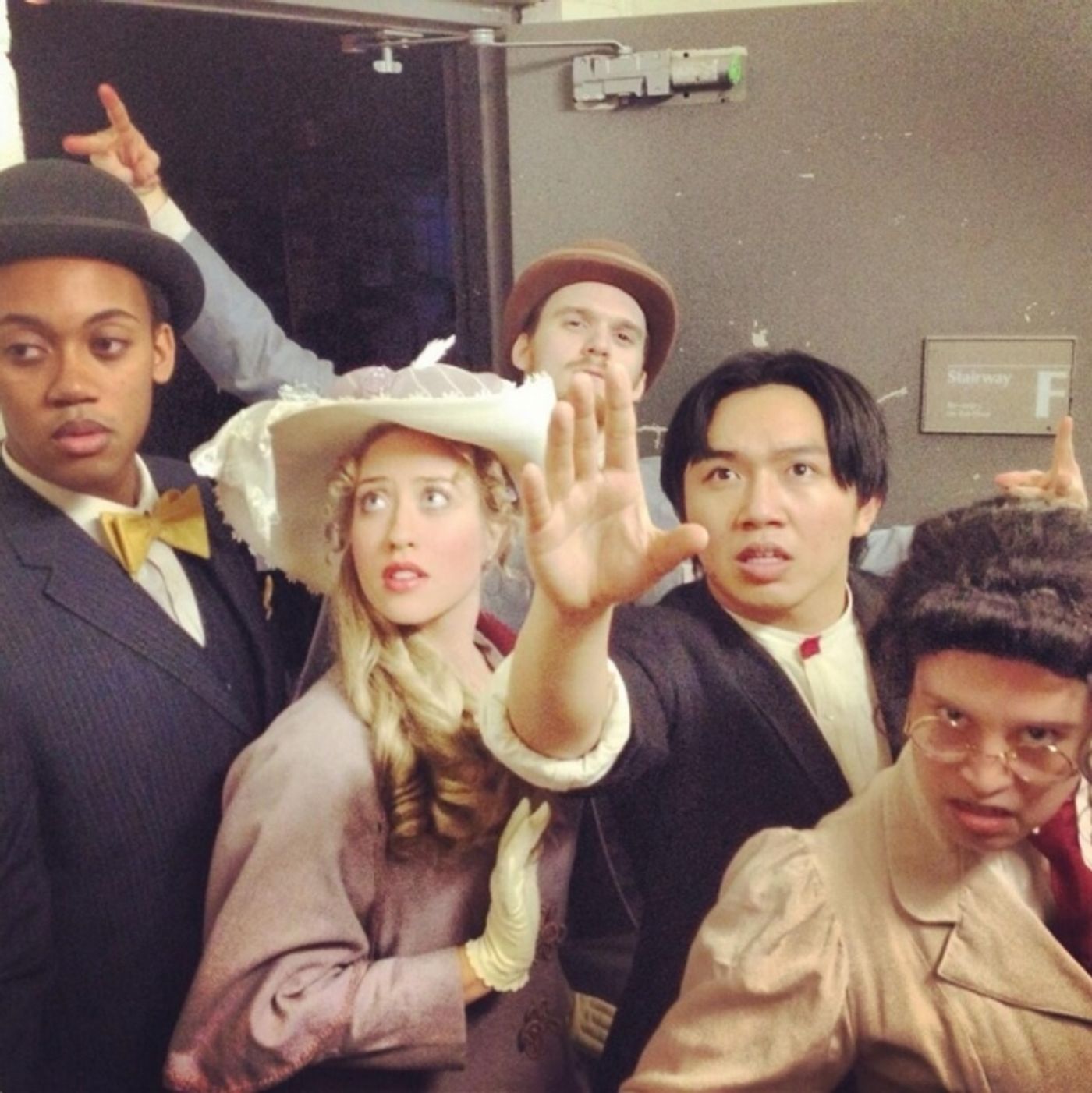 Photo Flash: Saturday Intermission Pics - Oct 12 - KINKY BOOTS Honors SOUL DOCTOR's Last Weekend on Broadway and More! Image