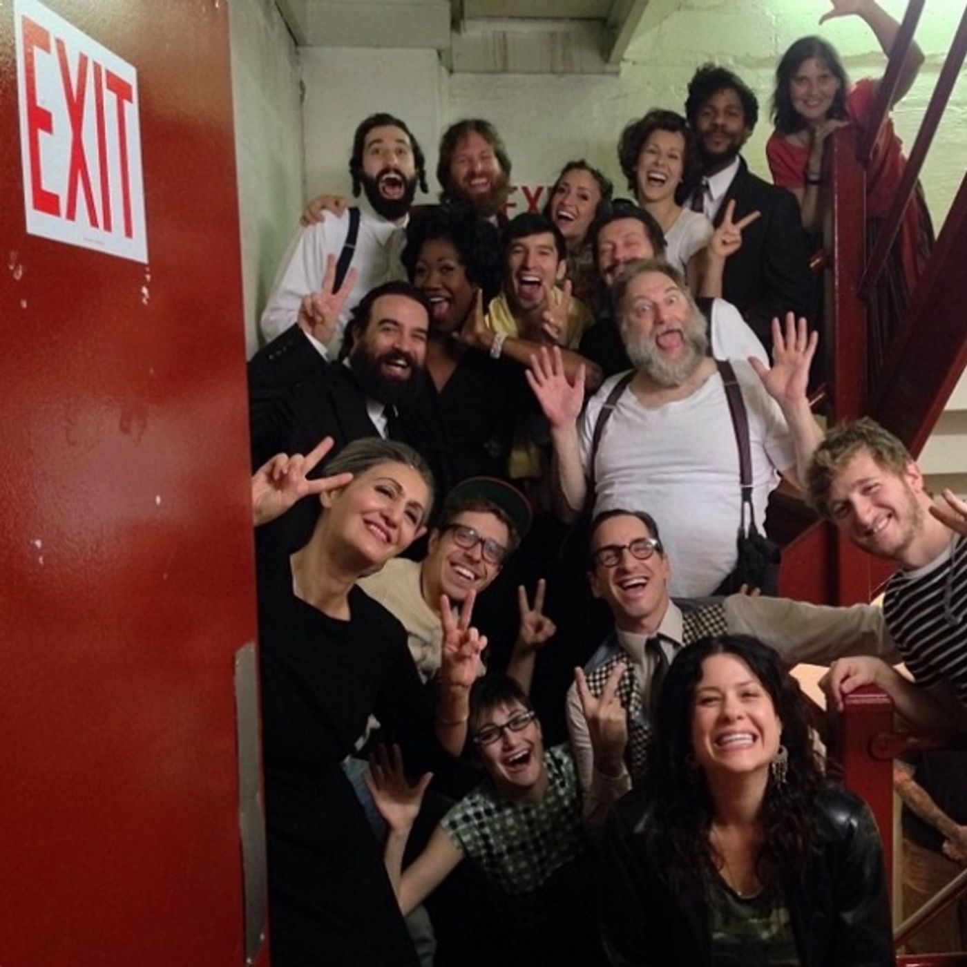 Photo Flash: Saturday Intermission Pics - Oct 12 - KINKY BOOTS Honors SOUL DOCTOR's Last Weekend on Broadway and More! Image