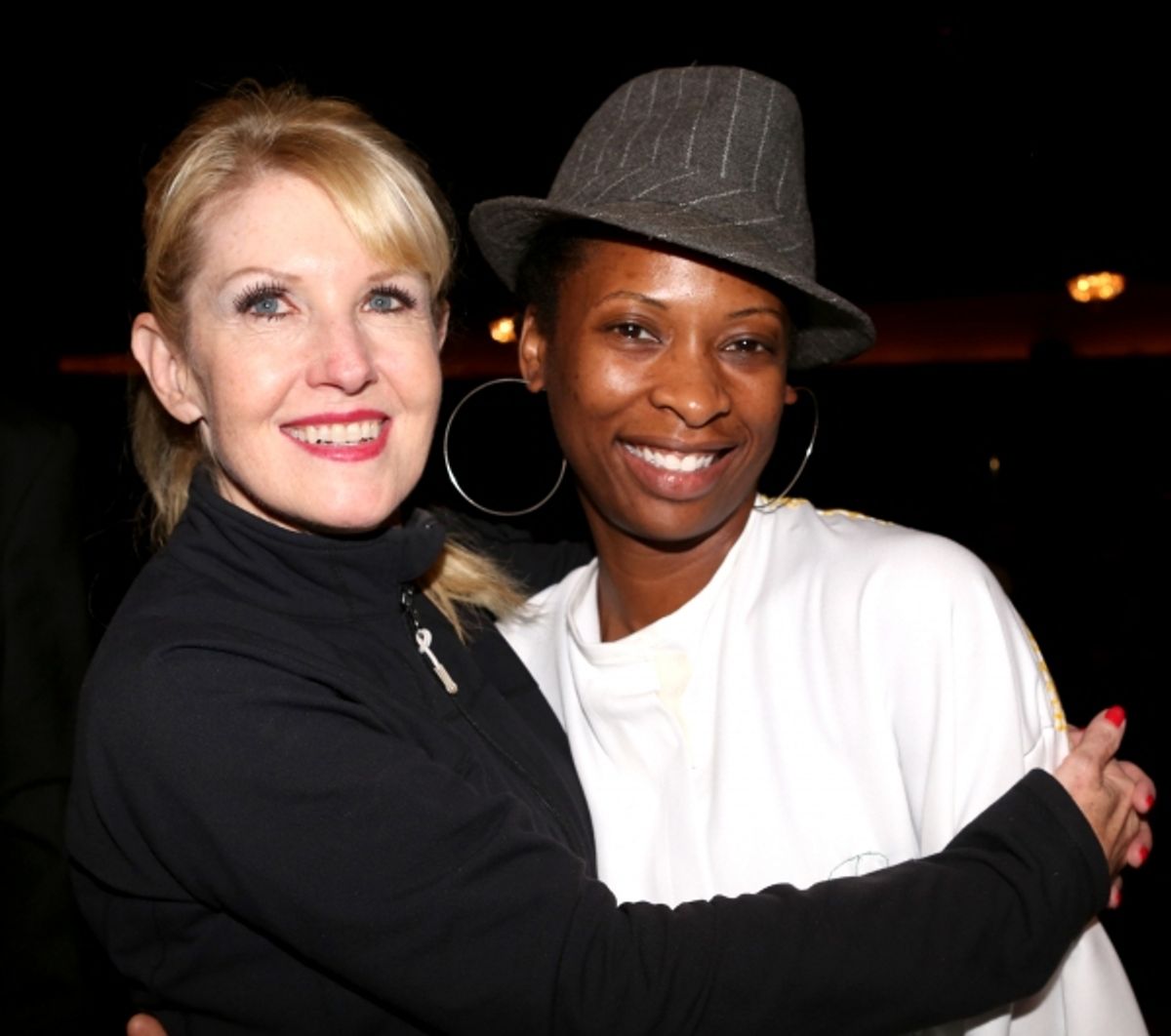 Choreographer Patricia Wilcox and Taprena Michelle Augustine   at 