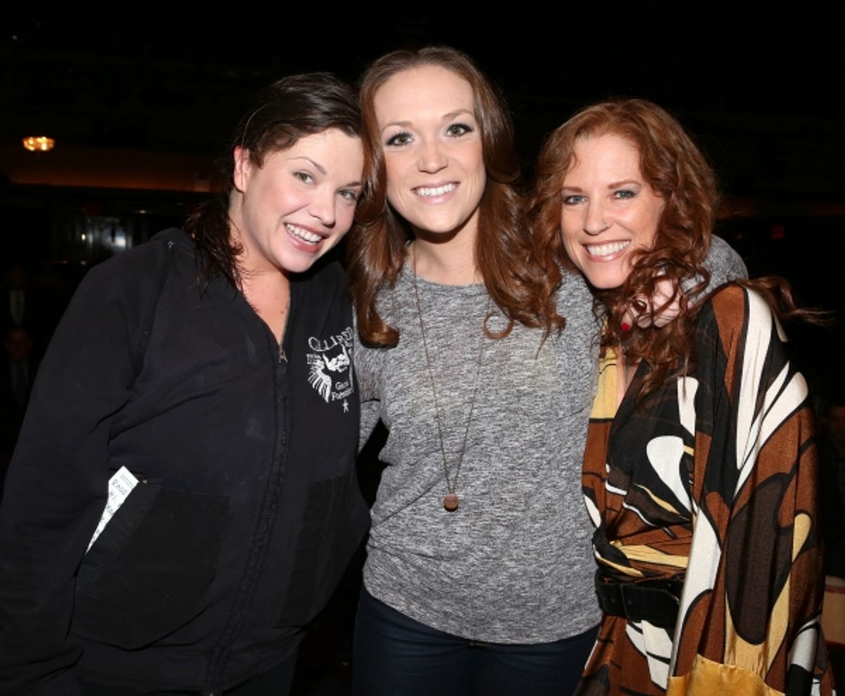 Mary Bridget Davies, Alison Cusano and Kacee Clanton  at 