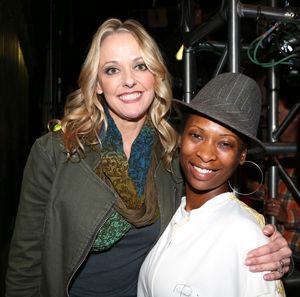 Angie Schworer (''Big Fish'') and Taprena Michelle Augustine @ BroadwayWorld Angie Schworer (''Big Fish'') and Taprena Michelle Augustine Photo