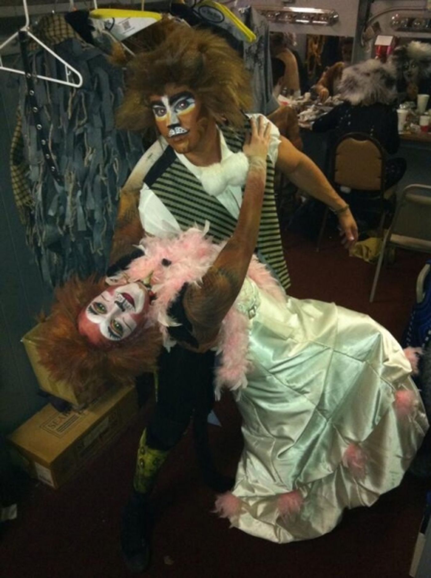 Photo Flash: Saturday Intermission Pics - Oct 12 - Part 2 - Lindsay Mendez Gets Green for WICKED; Plus Shots from MATILDA, The Old Globe's THE LAST GOODBYE & More!  Image