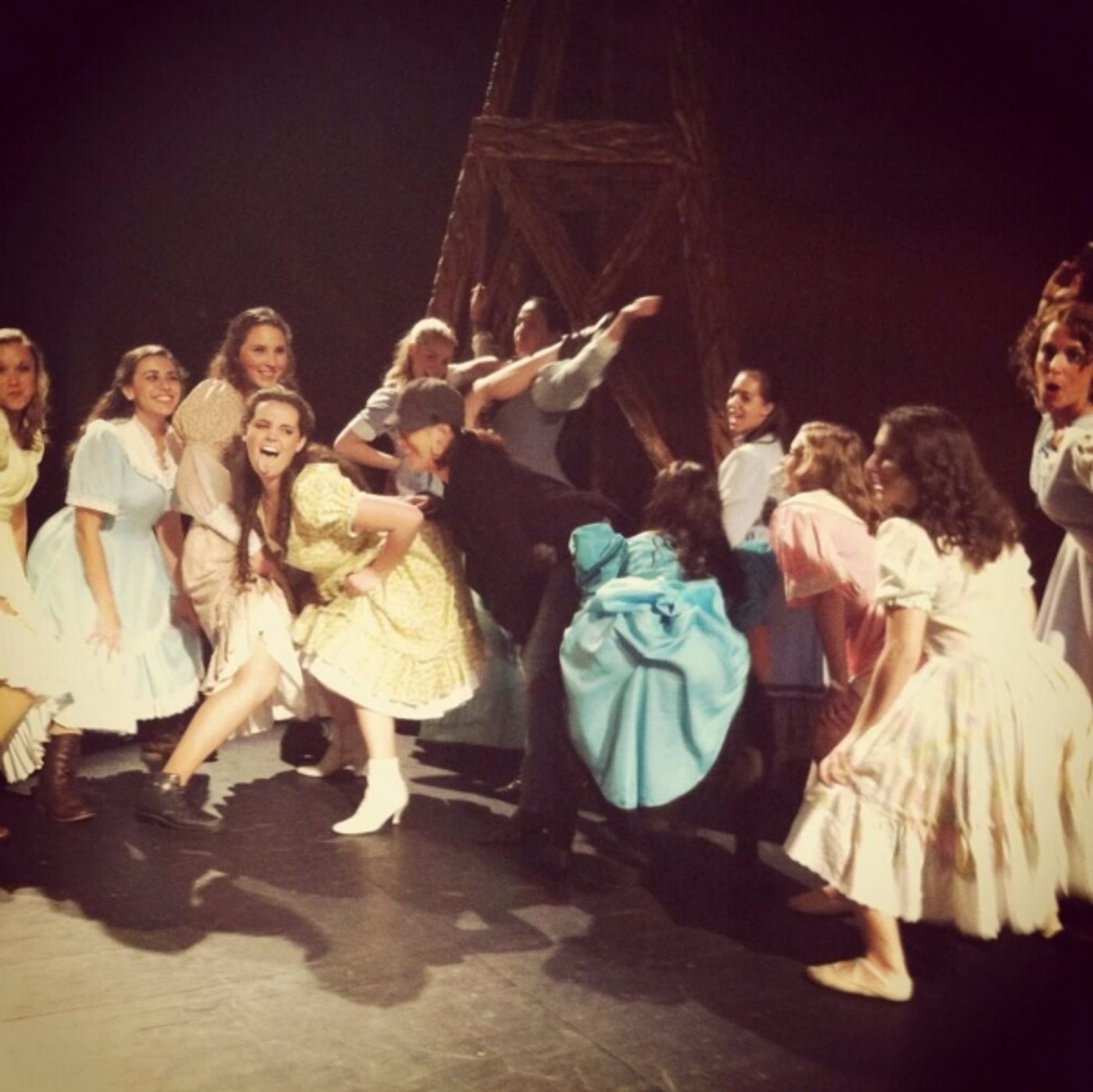 Photo Flash: Saturday Intermission Pics - Oct 12 - Part 2 - Lindsay Mendez Gets Green for WICKED; Plus Shots from MATILDA, The Old Globe's THE LAST GOODBYE & More!  Image