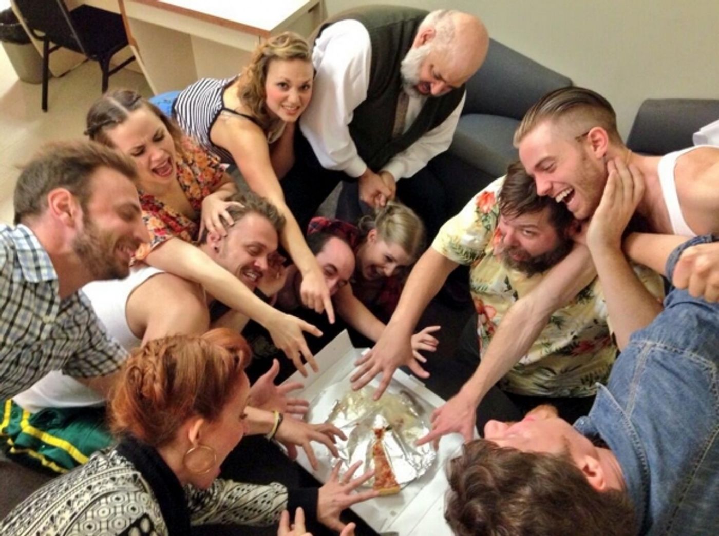 Photo Flash: Saturday Intermission Pics - Oct 12 - Part 2 - Lindsay Mendez Gets Green for WICKED; Plus Shots from MATILDA, The Old Globe's THE LAST GOODBYE & More!  Image