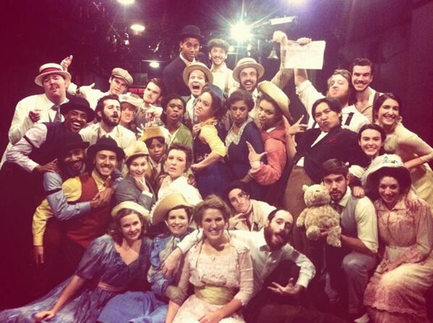 Photo Flash: Saturday Intermission Pics - Oct 12 - Part 2 - Lindsay Mendez Gets Green for WICKED; Plus Shots from MATILDA, The Old Globe's THE LAST GOODBYE & More!  Image