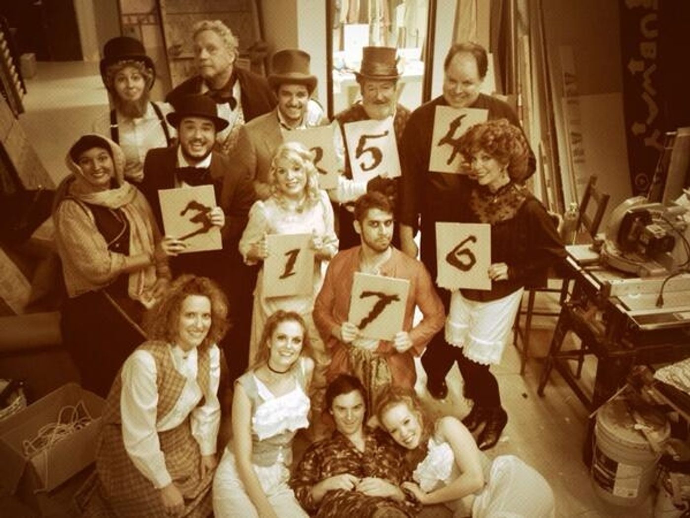 Photo Flash: Saturday Intermission Pics - Oct 12 - Part 2 - Lindsay Mendez Gets Green for WICKED; Plus Shots from MATILDA, The Old Globe's THE LAST GOODBYE & More!  Image