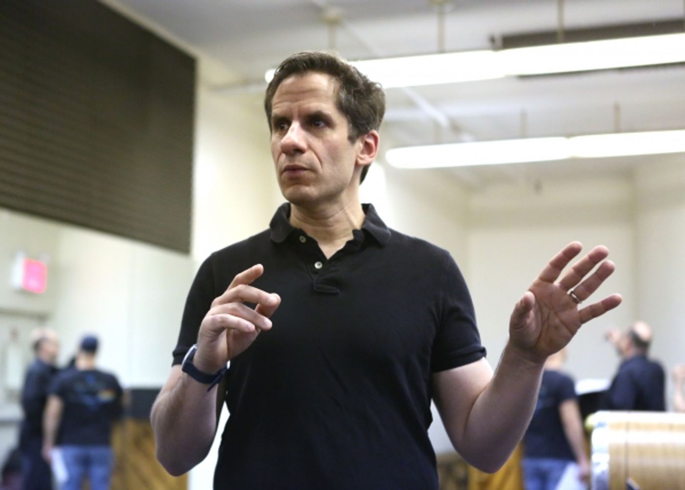 Photo Coverage: Cast of DISASTER! Meets the Press!  Image