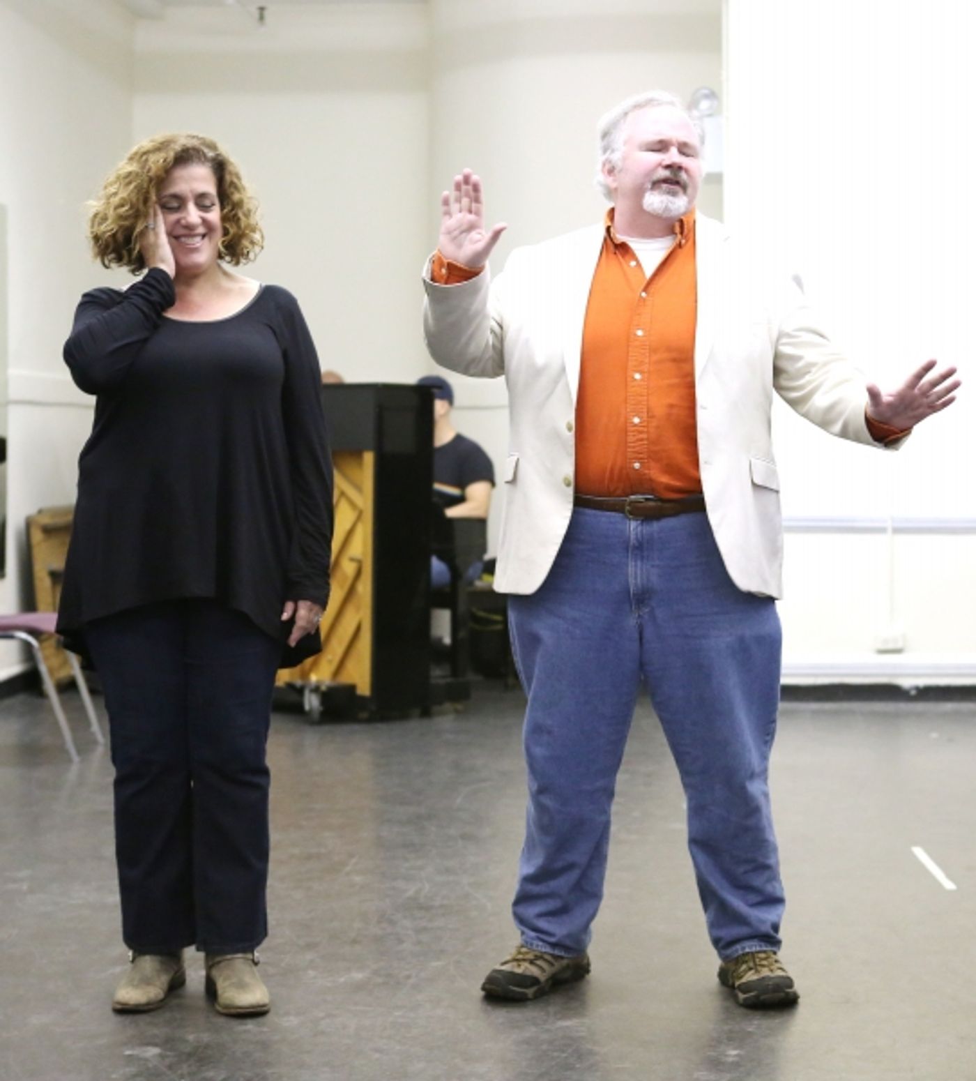 Photo Coverage: Cast of DISASTER! Meets the Press!  Image