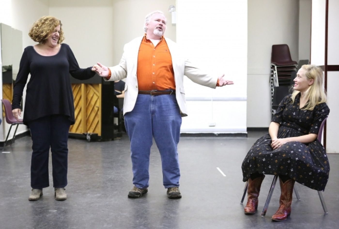 Photo Coverage: Cast of DISASTER! Meets the Press! Image