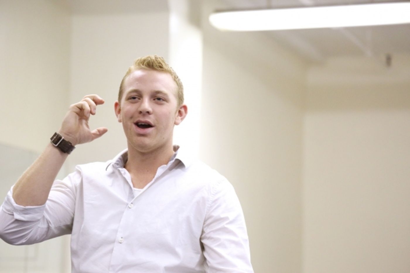 Photo Coverage: Cast of DISASTER! Meets the Press!  Image