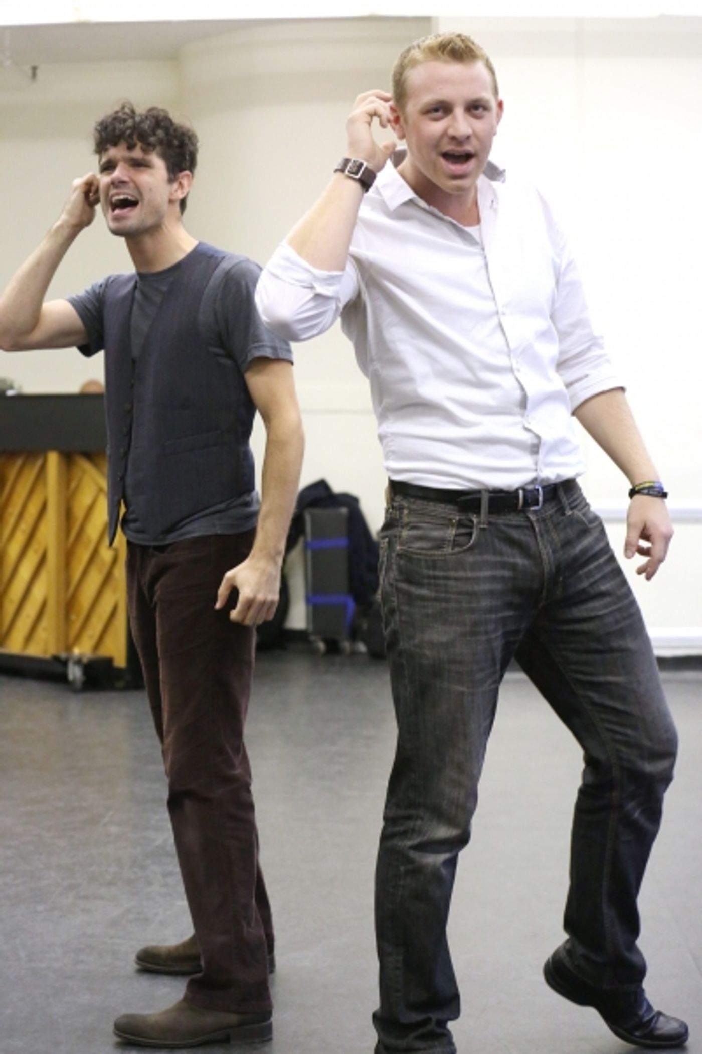 Photo Coverage: Cast of DISASTER! Meets the Press!  Image
