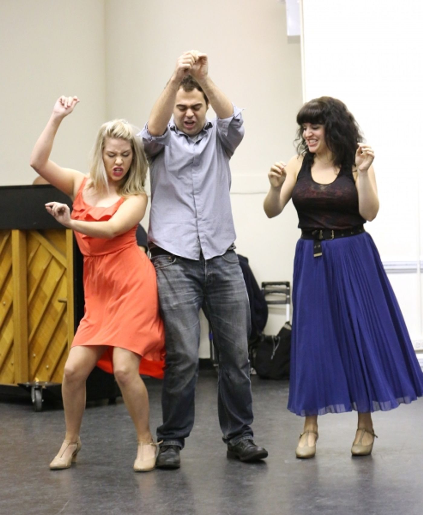 Photo Coverage: Cast of DISASTER! Meets the Press! Image