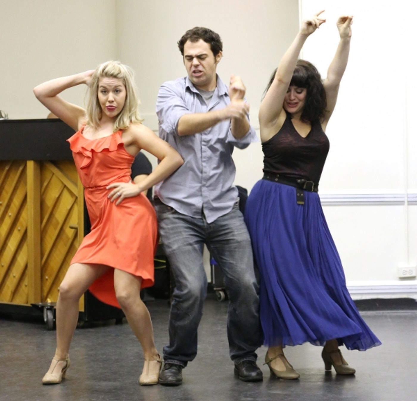 Photo Coverage: Cast of DISASTER! Meets the Press! Image