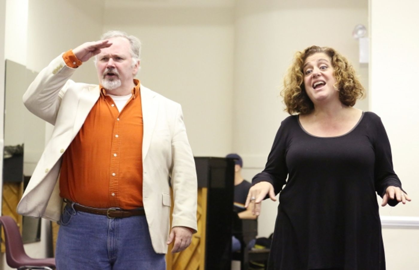 Photo Coverage: Cast of DISASTER! Meets the Press!  Image