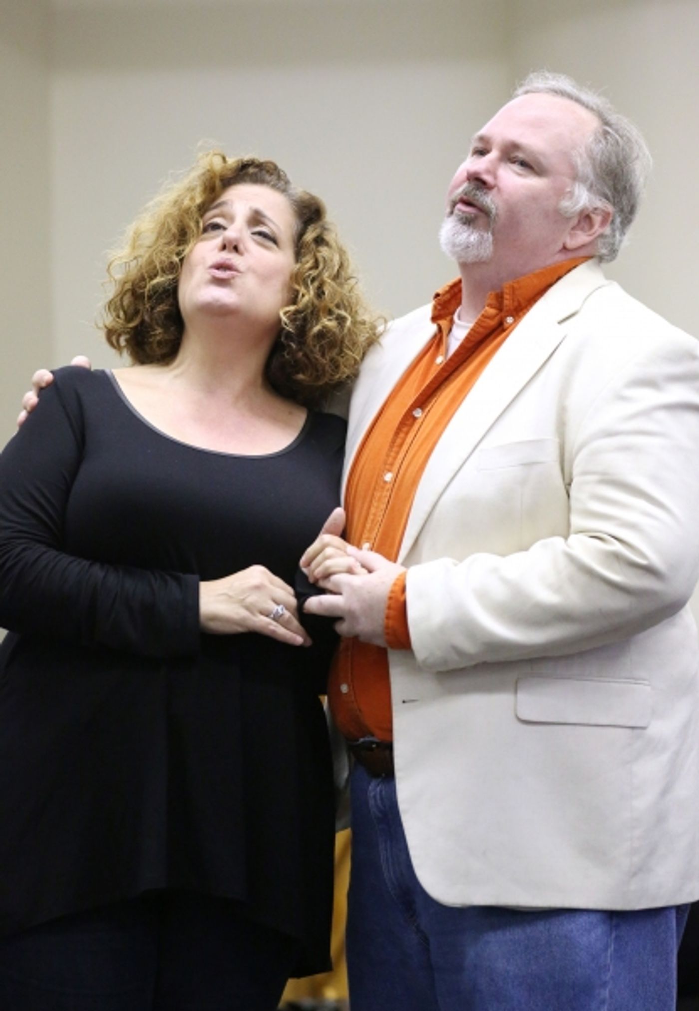 Photo Coverage: Cast of DISASTER! Meets the Press!  Image