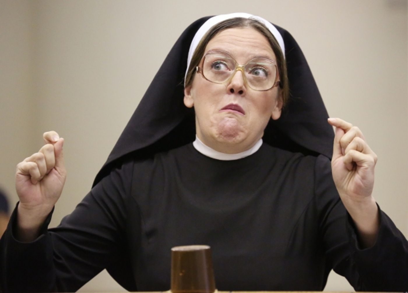 Photo Coverage: Cast of DISASTER! Meets the Press!  Image